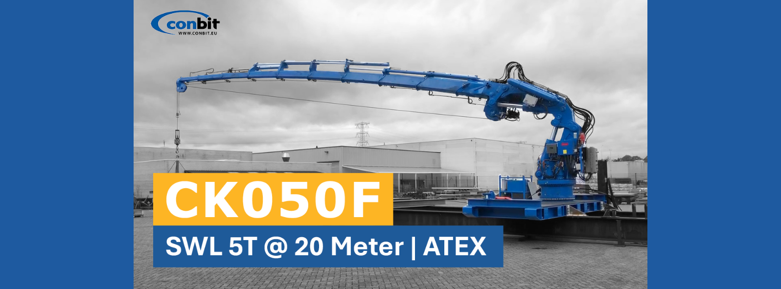 Conbit Knuckle Boom Crane Rental